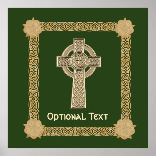 Celtic Cross aangepast Poster (Voorkant)