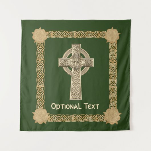 Celtic Cross aangepast Wandkleed (Voorkant)