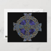 Celtic Cross Briefkaart (Voorkant / Achterkant)