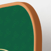 Celtic Cross Celtic Knot Letter U Monogram Pickleball Paddle (Links Detail)