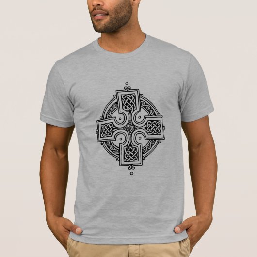 Celtic Cross Cirkel T-shirt (Voorkant)