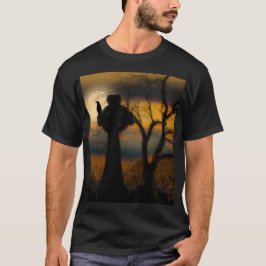 Celtic Cross Crow T-shirt