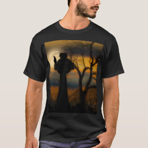 Celtic Cross Crow T-shirt