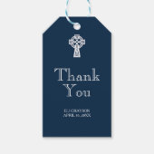 Celtic Cross Dank je Label - Modern Cadeaulabel (Voorkant)