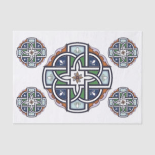 Celtic Cross Deco Tissuepapier