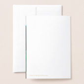 Celtic Cross Faire-part catholique irlandais (Derrière avec enveloppe)