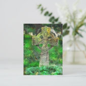 Celtic Cross Gravestone Briefkaart (Staand voorkant)