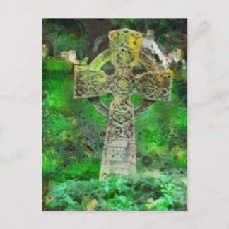 Celtic Cross Gravestone Briefkaart