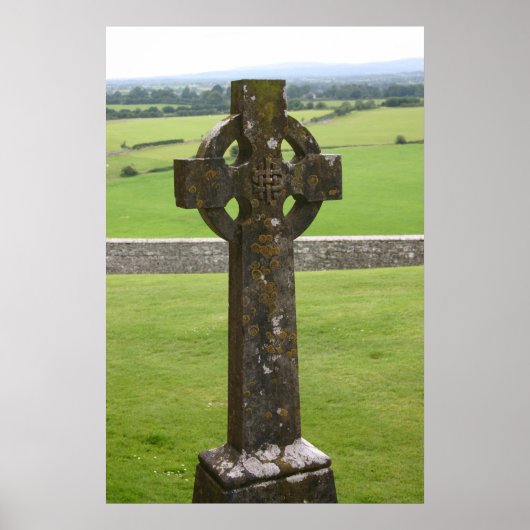 Celtic Cross Ierland Poster (Voorkant)