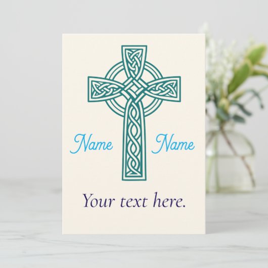 Celtic Cross Invitation (Debout devant)