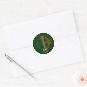 CELTIC CROSS IRISH CLASSICS Collectie Ronde Sticker (Envelop)