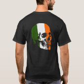 Celtic Cross Irish Flag Skull T-shirt (Achterkant)