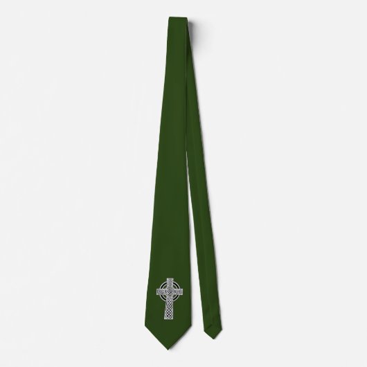 Celtic Cross Irish St. Patricks Day Stropdas (Voorkant)