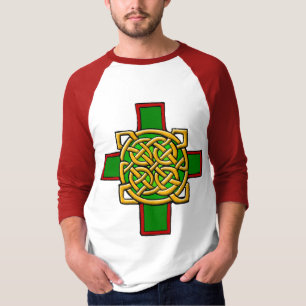 Celtic Cross met gecompliceerd Shirt Knot Design