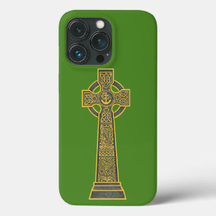 Celtic Cross met Harp iPhone 13 Pro Hoesje