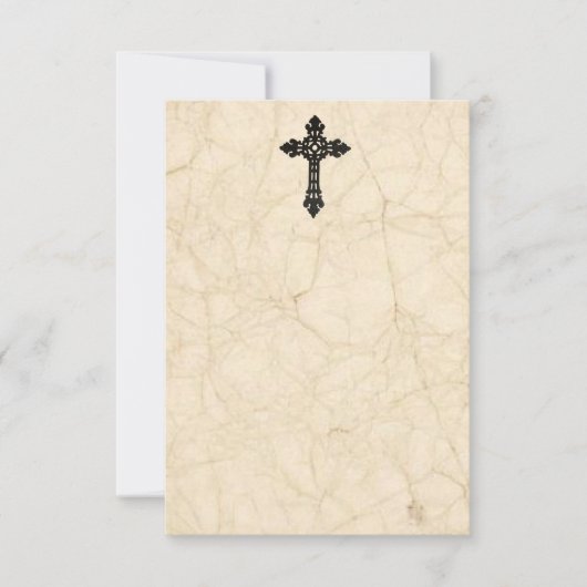 Celtic Cross  Parchment Sympathiekaarten Kaart (Voorkant)
