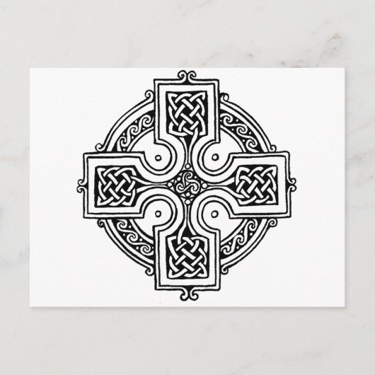 Celtic cross pattern briefkaart (Voorkant)