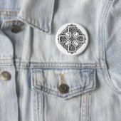 Celtic cross pattern ronde button 5,7 cm (In situ)
