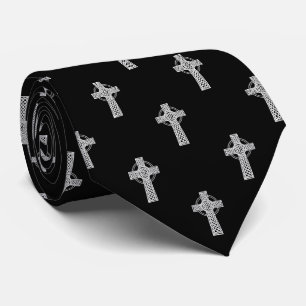 Celtic Cross Pattern Stropdas