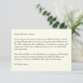 Celtic Cross Rozen dank u RSVP Kaartje (Staand voorkant)