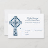 Celtic Cross RSVP-kaart Kaart (Voorkant)