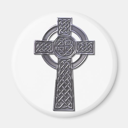 Celtic Cross - Silver Magneet (Voorkant)