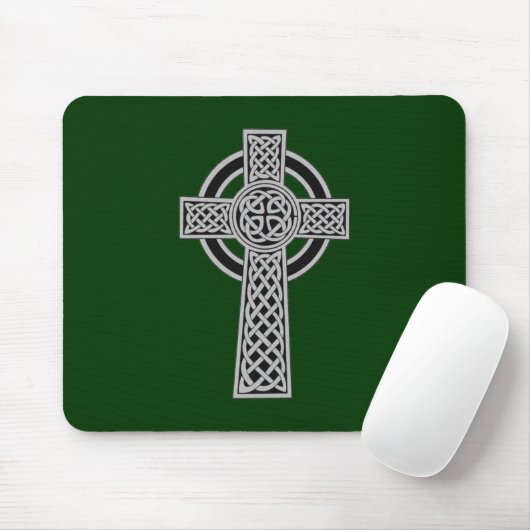 Celtic Cross - Silver Muismat (Met muis)