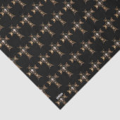 Celtic Cross & Skull (Gold) Tissuepapier (Detail)