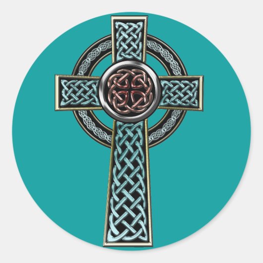 Celtic Cross Sticker (Voorkant)
