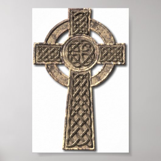 Celtic Cross - Stone Poster (Voorkant)
