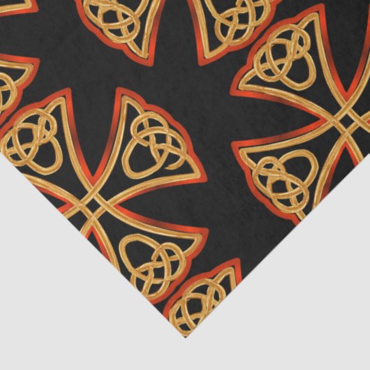 Celtic cross-tissue tissuepapier (Detail)