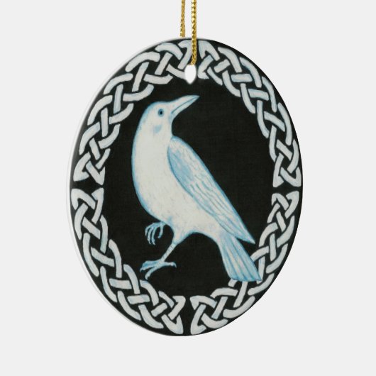 Celtic Crow Ornament (Rechts)