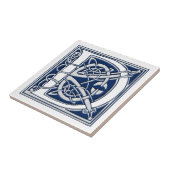 Celtic D monogram Tegeltje (Zijkant)
