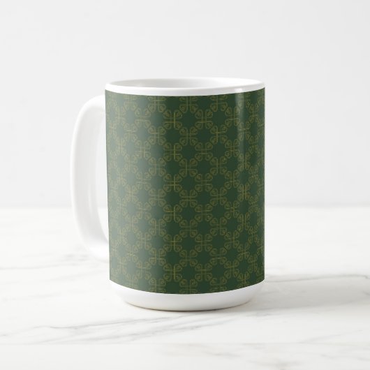 Celtic Design Pattern Koffiemok (Voorkant links)