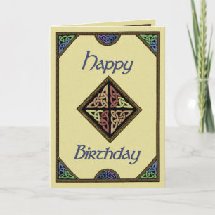 Celtic Design Verjaardag Kaart