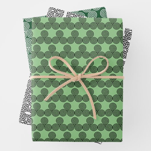 Celtic Design Wrapping Paper Set (In situ)