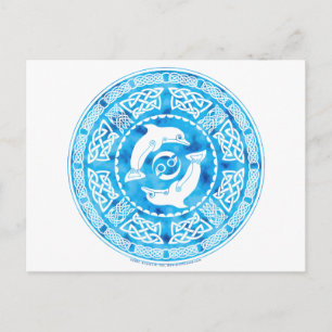 Celtic Dolphin Briefkaart
