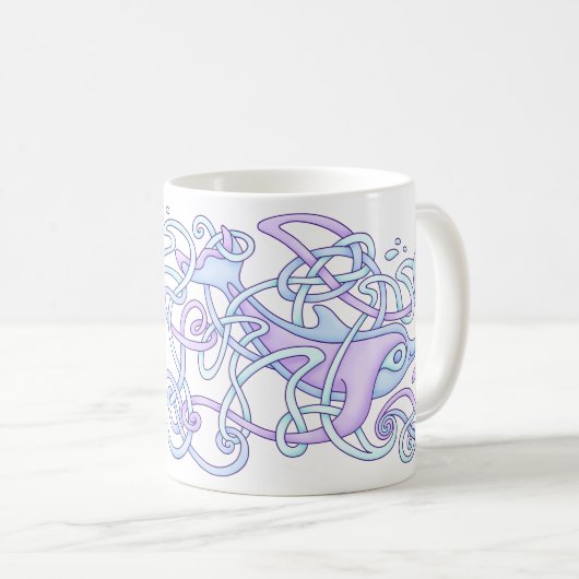 Celtic Dolphin mok (Voorkant rechts)