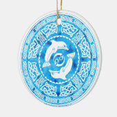 Celtic Dolphins Ornament (Links)