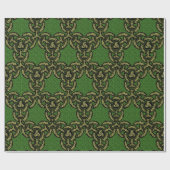 Celtic Dragon Chain Green Cadeaupapier (Vlak)
