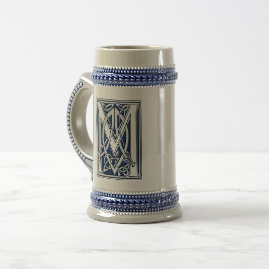 Celtic Dragon Initiaal M Bierpul (Voorkant links)