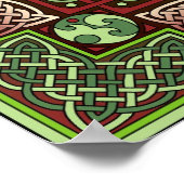 Celtic Dragon Labyrinth Fine Art Poster (Hoek)
