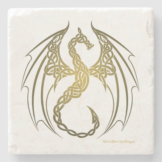 Celtic Dragon Onderzetter (Voorkant)