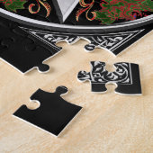 Celtic Dragon Pentagram Legpuzzel (Zijkant)