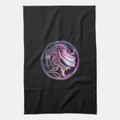 Celtic Dragon Round Theedoek (Verticaal)