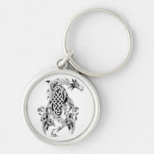Celtic Dragon Sleutelhanger