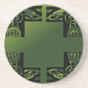 Celtic Dragon Zandsteen Onderzetter