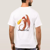 Celtic Dragonfire T-Shirt (Achterkant)