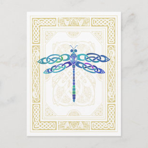 Celtic Dragonfly Briefkaart