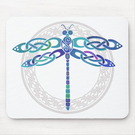 Celtic Dragonfly Muismat (Voorkant)